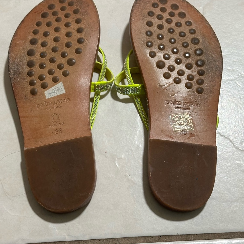 Pedro Garcia Swarovski sandals Size 38. in good condition only worn twice. - Picture 10 of 11